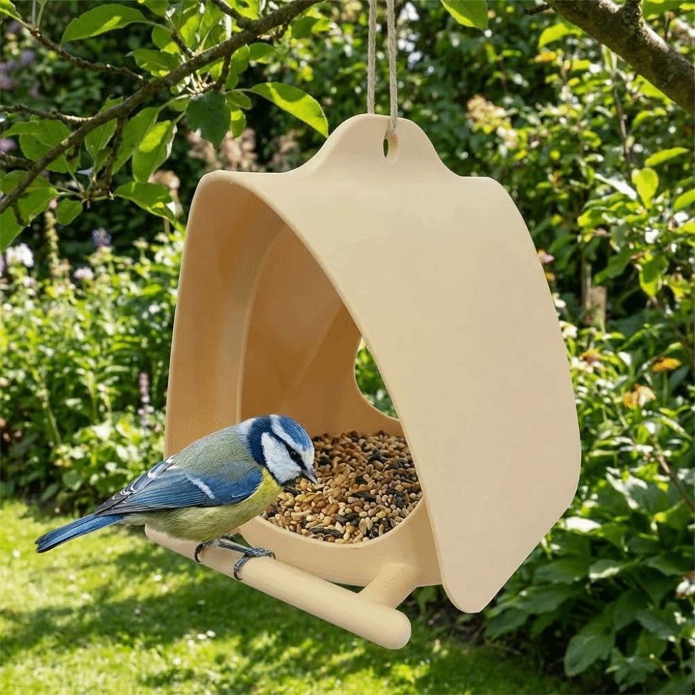3D Printing Bird Feeding Station Rain-Resistant Bird Food Container Bird House  Outside Garden