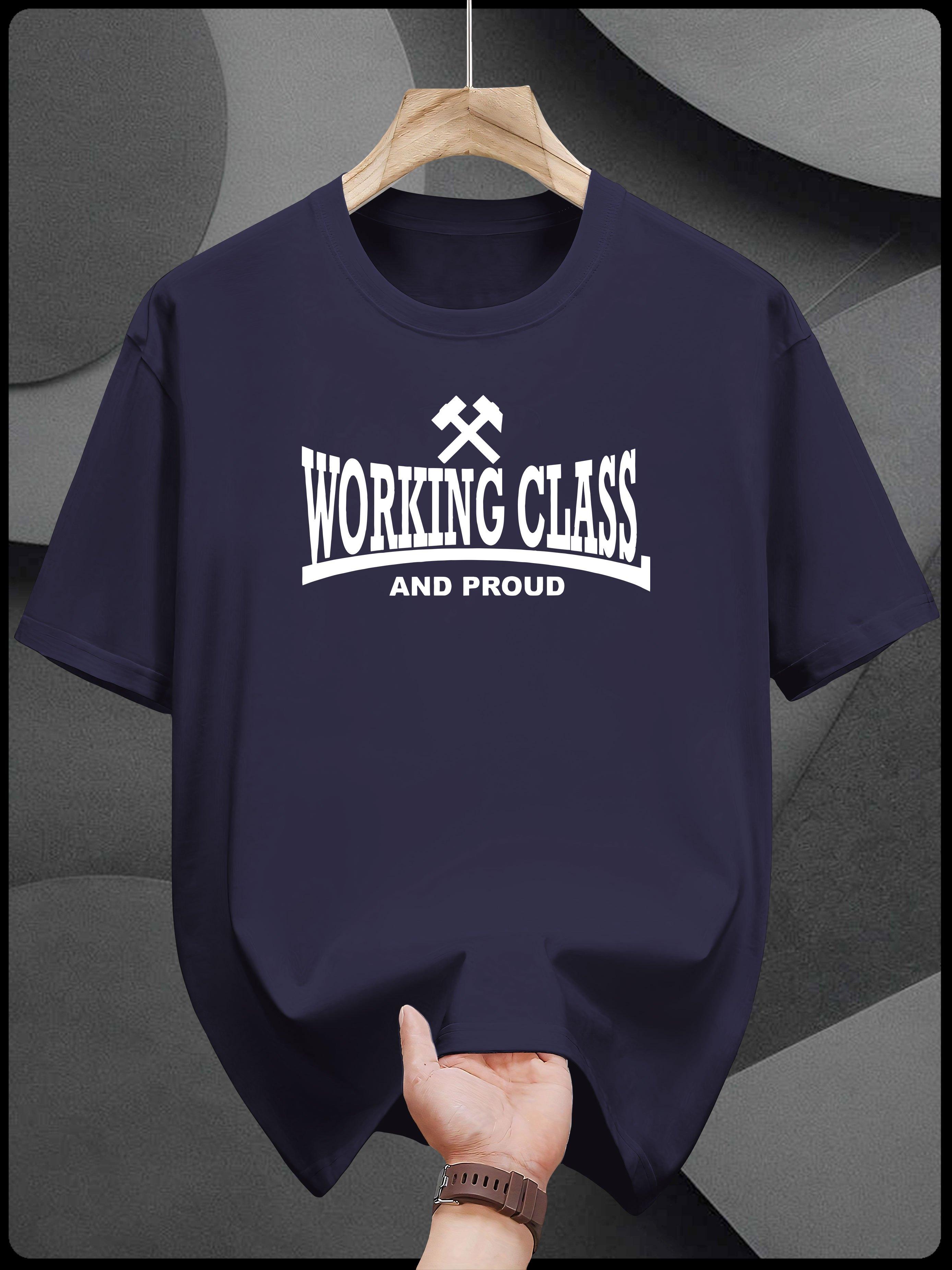 Heavyweight Cotton T-shirt - Working Class Graphic Tee S