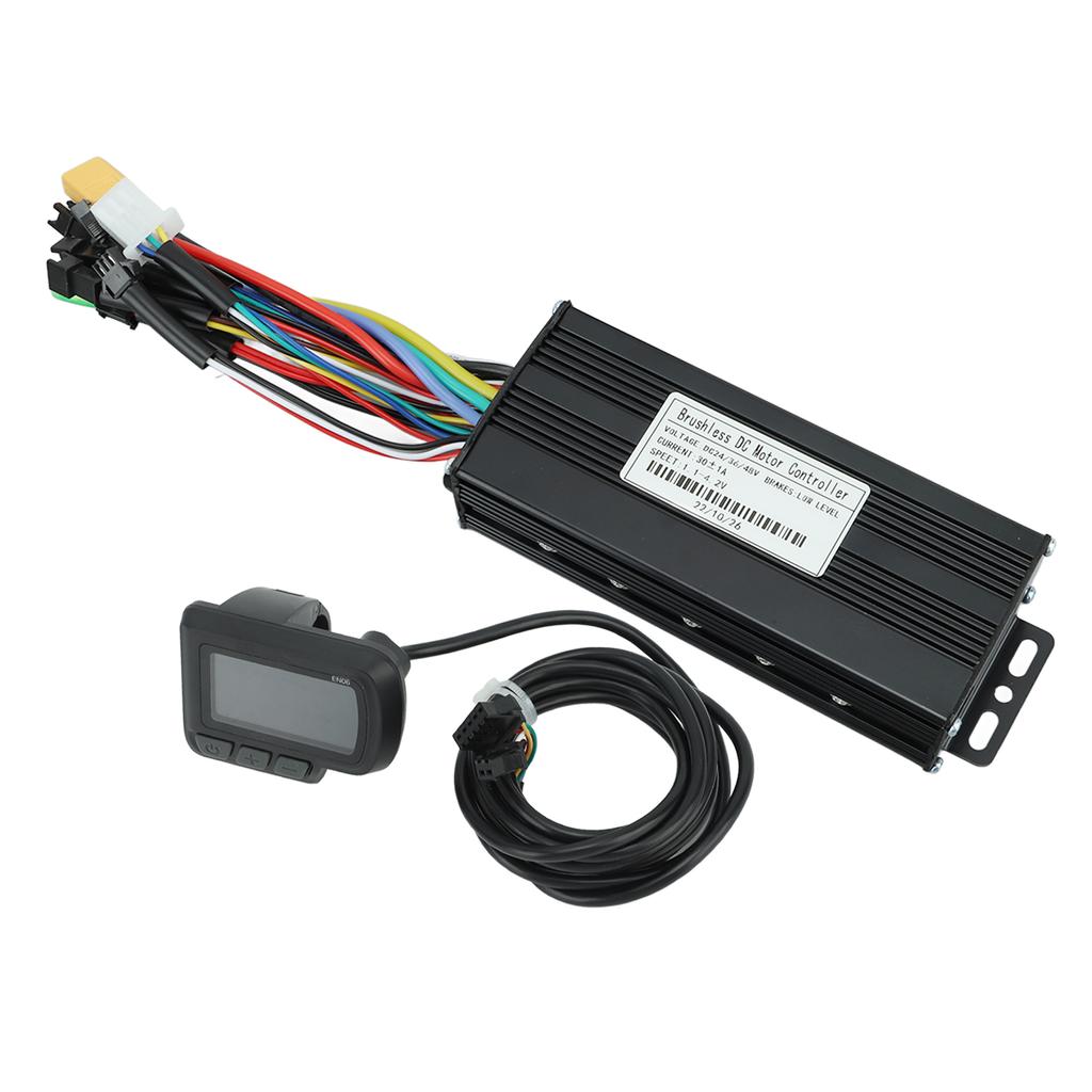24V 36V 48V 1000W‑1500W 30A 3 Mode Sine Wave Controller LCD Display Kit for Electric Bike Scooter
