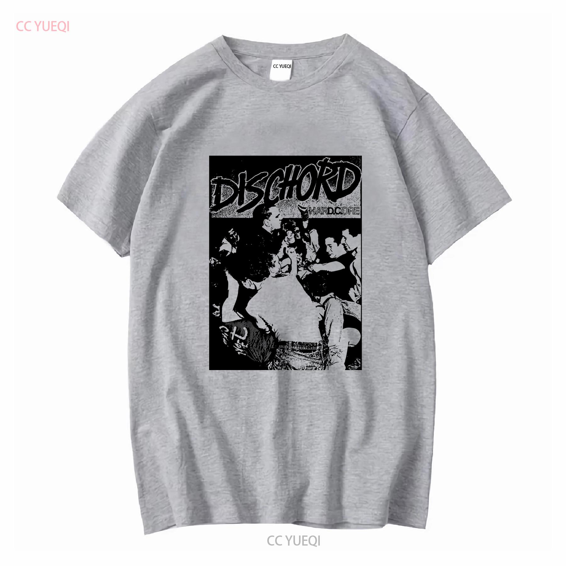 

Винтажная футболка Dischord Records Minor Threat винтажная Стильная топ с принтом для повседневной носки Модный Немного мужской Дышащий S
