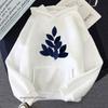 Blue and White Christmas Hoodies Men Chinoiserie Sweatshirts Leaf Print Clothes Y2k Top Women Winter Kpop Sudadera