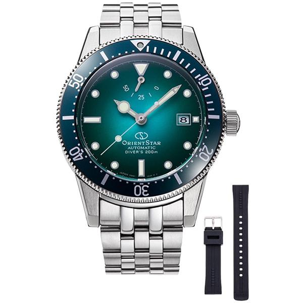 

ORIENT Men s RK-AU0602E (Men s Metal Sports Diver 1964 2nd Edition) Round Watch Silver