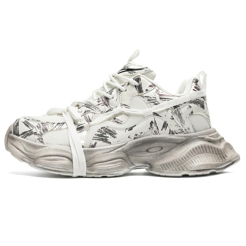 Dad shoes retro fashion platform couple men and women with the same casual fashion versatile trendy shoes old heightening sports shoes