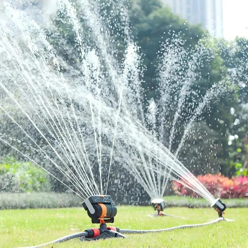 16-hole Garden Sprinkler with 180° Swivel Adjustable Head Wide Coverage Lawn Swing Sprinkler Watering Device
