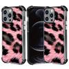 Pink Leopard Print Plating Phone Case for Oppo Realme C85 15T C71 C75 C55 C53 C30 C35 C33 C21 14 13 12 Pro Plus 4G 5G Anti-Fall