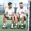 Tennis Wide Soft Tennis High High High Instep [FitVille] Men's Shoes, 2E, 4E, Omni-Clay Court, Lightweight, Breathable, Shoes, Non-slip, Grip,