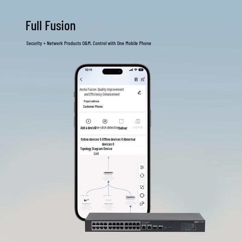 Dahua DH-S3800C-16GT2GT2GF 16-Port Gigabit Cloud Managed Switch CN plug (adapter included)
