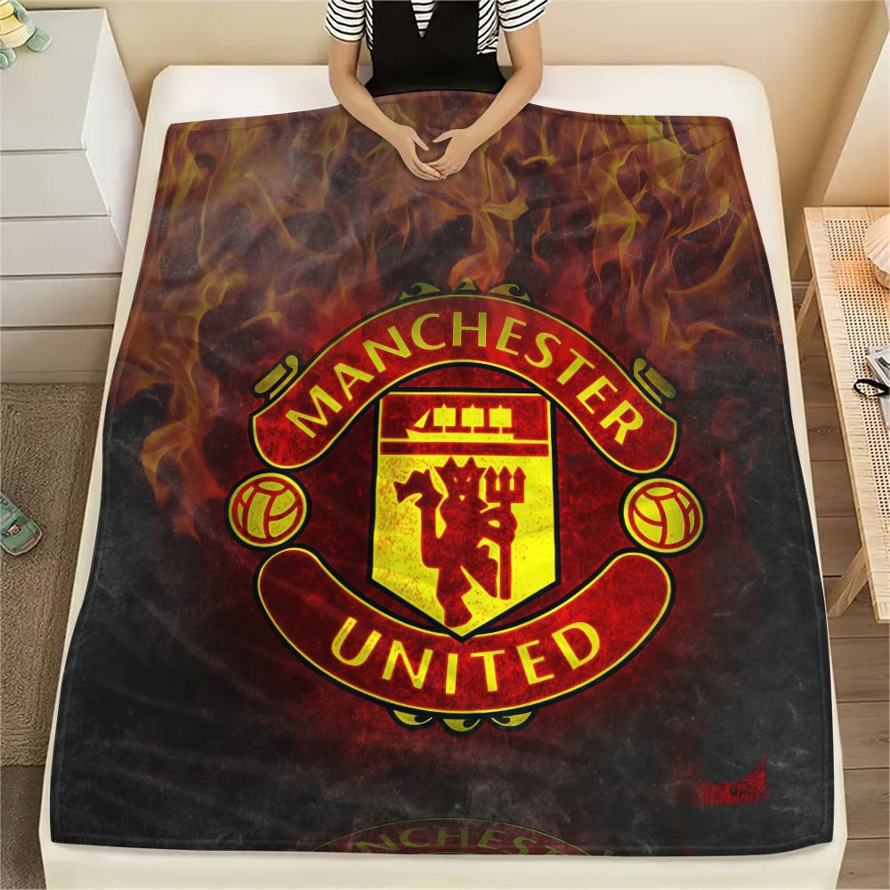 Man United3 Flannel Blanket, High Quality Comfortable for All Seasons, Home Decor, Warmth and Comfort