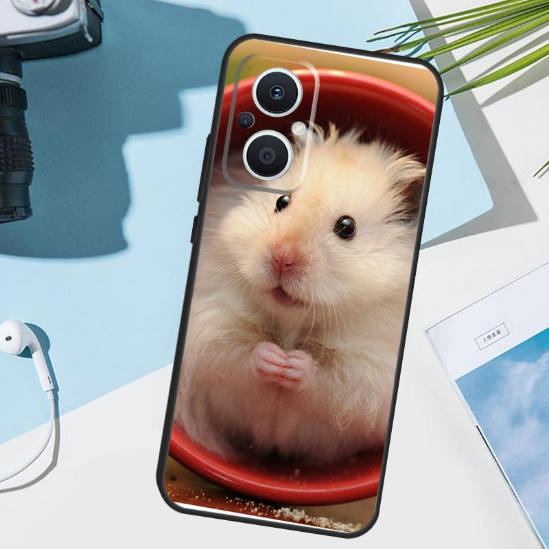 Cute Lovely Pet Hamster Cover For OPPO Reno 14 Pro 10 11 12 13 14F 13F 12F 11F 7 8 Lite OPPO Find X9 X6 X5 X8 Pro Case