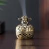 New Chinese Style Incense Burner Zinc Alloy Good Symbolism Incense Holder Lotus Lucky Cat God of Wealth Incense Burning