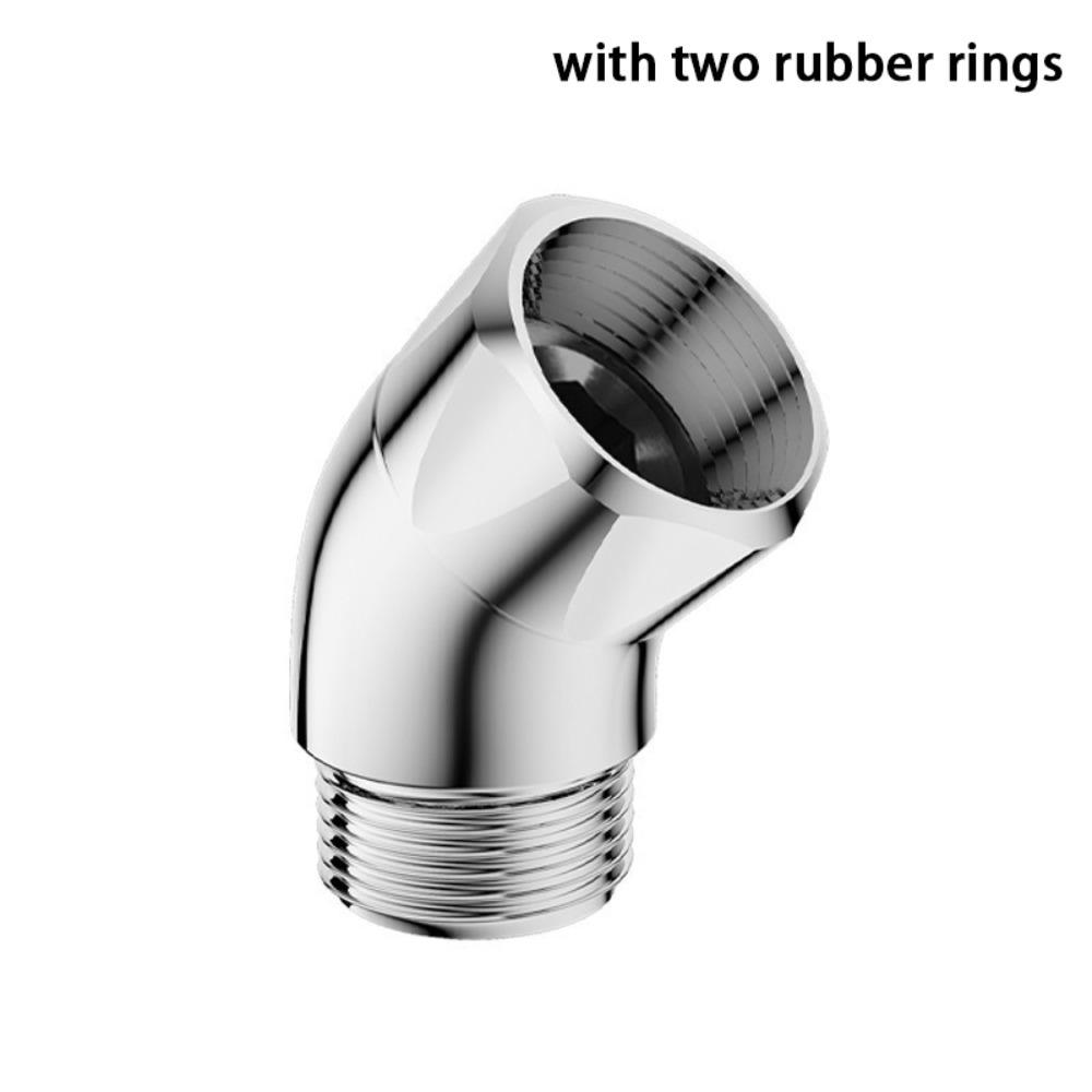 Universal Port Showerhead Angle Adjuster Handheld Shower Elbow Adapter Shower Arm Extension