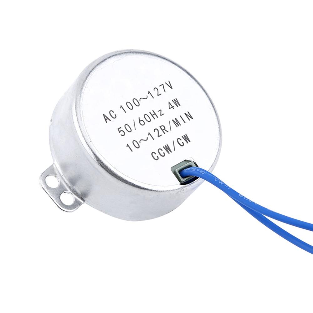50/60Hz AC Electric Motor 4W Power Fireplace Replacement Motor Synchronous Geared Motor  For Fan