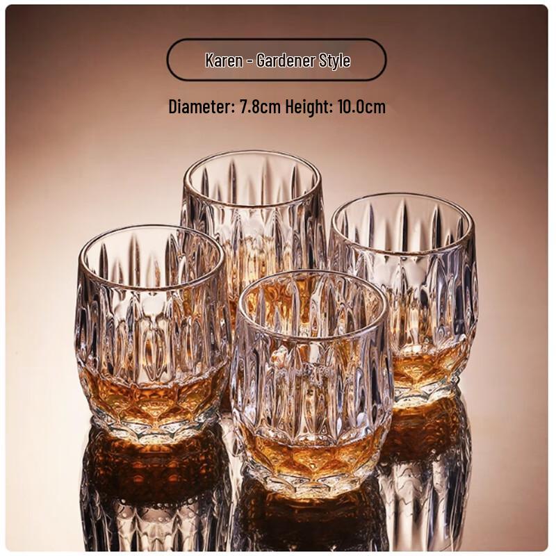 Langxi European Style Whiskey Glass Set