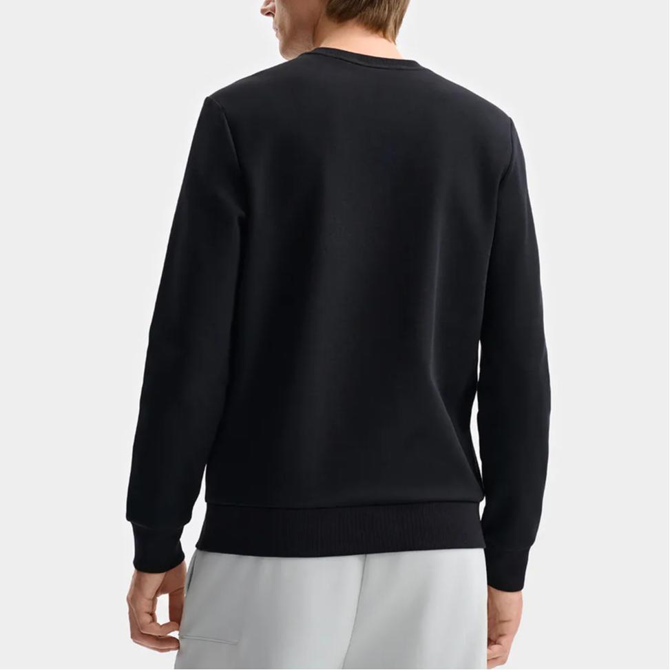 Fila White Simple Comfortable Fashion Casual Versatile Pullover Crewneck Sweatshirt Men Sweatshirt Black F11M543217FBK