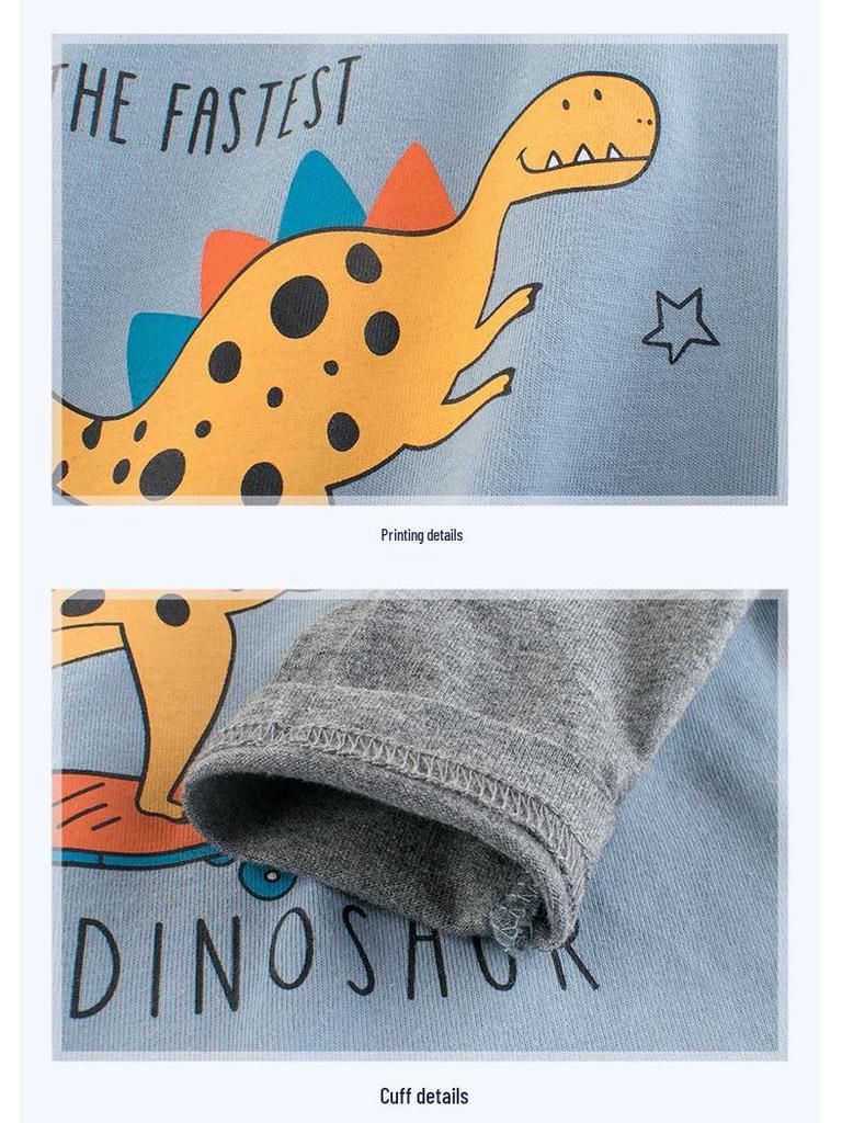 27kids Herbst 2025 Koreanisches Jungen Langarm Unterhemd