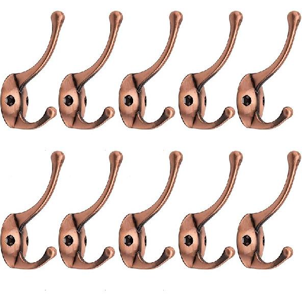 Bathroom Coat Hooks,Ulifestar Decorative Hanger Rack for Hanging Towel,Jacket,Handbag,Scarf,Keys,Solid Wall Mounted Home Kitchen Garage Closet