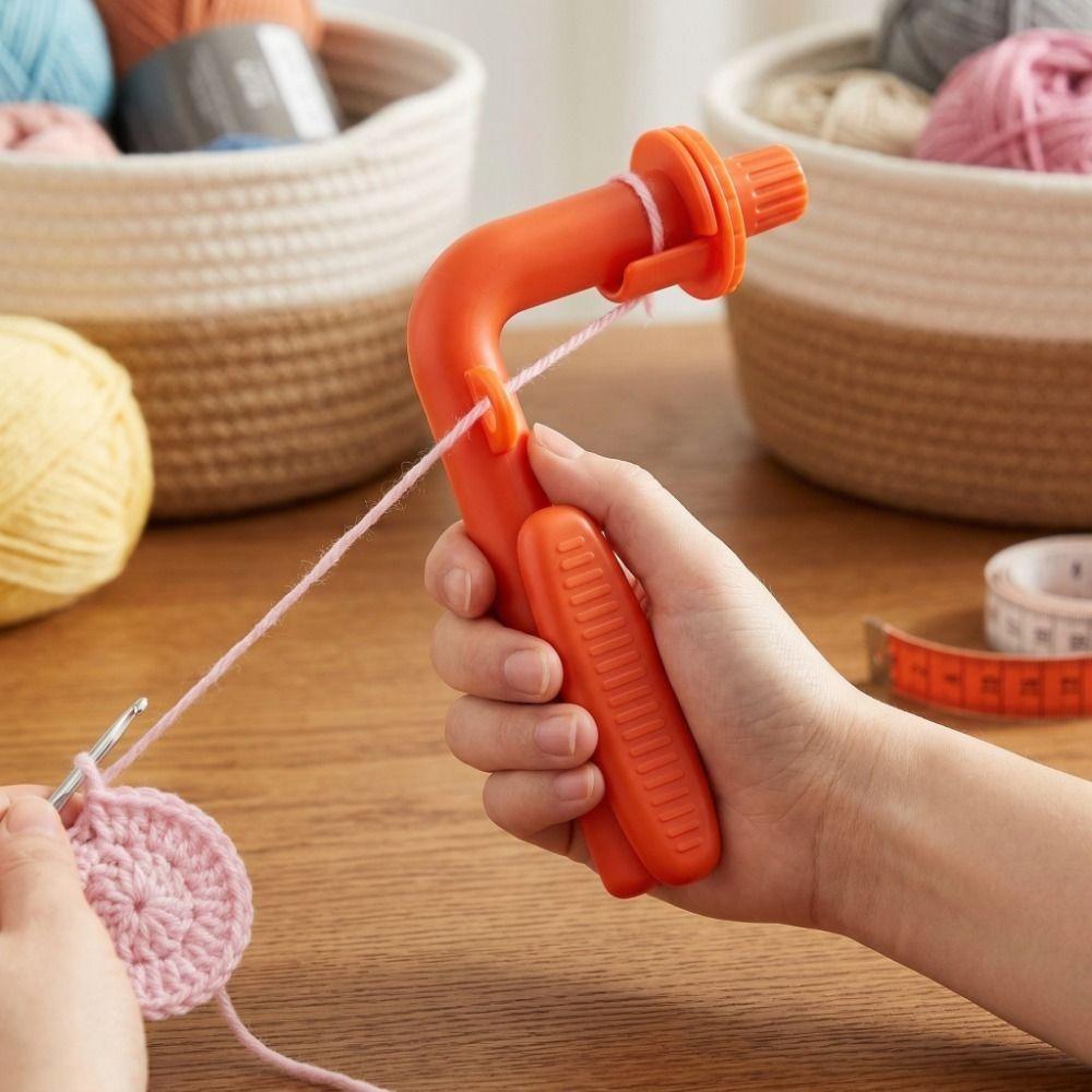 3-in-1 Crochet Crochet Holder Plastic Crochet Assistant Tool Hook Grip  DIY Craft Projects