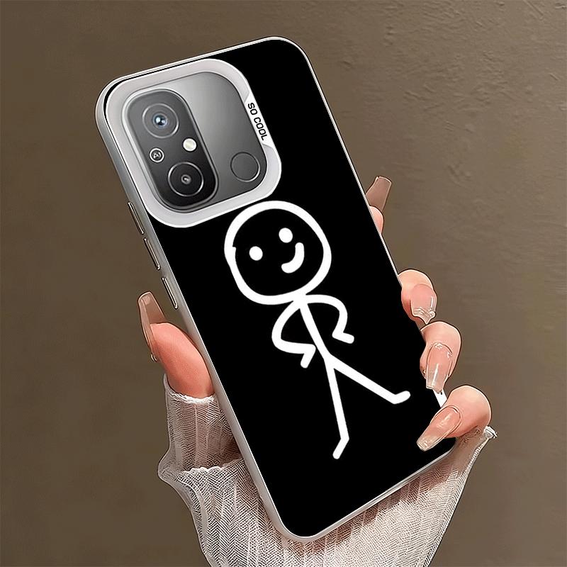 Funny Stickman Matchman Soft Phone Case for Xiaomi Redmi 15C 15 14C 13C 12C Poco X5 X6 X7 Pro X3 F8 F7 Ultra M8 13 12 Cover Back