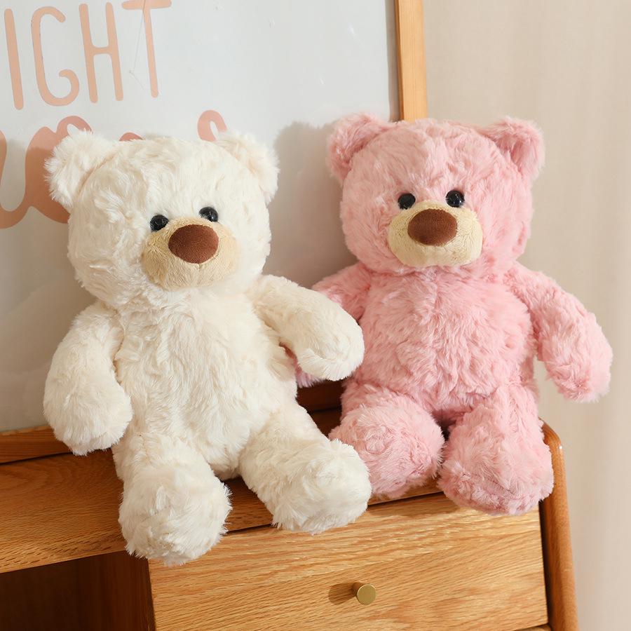 Adorable Pink Teddy Bear Plush Toy - Huggable Comfort Doll for Children