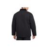 Nike Polo Collar Logo Print Loose Long Sleeve Work Jacket Men jackets Black HQ2953-010