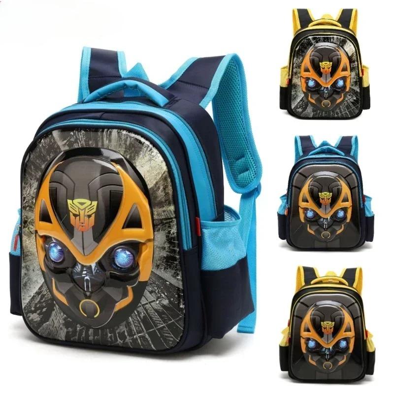 Transformerss 3D Mini Backpacks Bumblebee Optimus Prime Cosplay Waterproof School Bags Kawaii Backpack Mochila