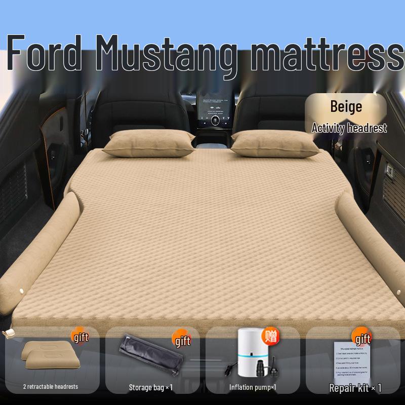 Colchón Inflable para Coche Ford Mustang para Dormir en el Maletero y el Asiento Trasero