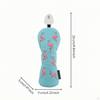 Golf Headcover with Flamingo Embroidery Waterproof Club Head Cover Embroidered for Golfers