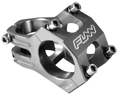 Funn Funduro MTB x 35mm Klemme Geeignet für Mountain BMX Fahrradvorbau, 31,8 mm - Durchmesser 31,8 mm - Fahrräder, (35mm Länge, Grau)