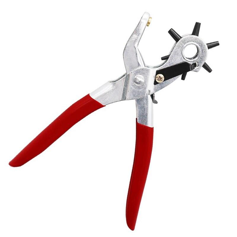 

Belt Punching Pliers Multi Functional Round Hole Flat Hole Manual Punching Machine Belt Leather Paper Punching Pliers Tools