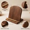 Wooden Recipe Book Holder Multipurpose Display Board Serving Platter for Shelf Tabletop Home Decor
