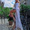 Cover Ups Beach Dress Bikiny Pevné Sexy Mech Plavky Dvoudílné Šaty Župan Pareo Plavky Přikrývky Plážová tunika