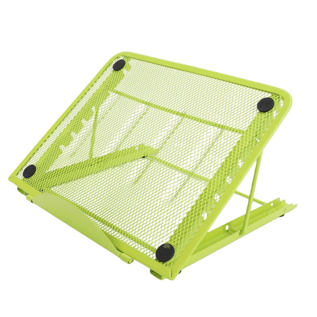 Metal Mesh Laptop Riser 6 Levels Adjustable Foldable Ventilated Stand for Laptops Tablets Drawing Boards