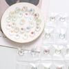 5/10/15/20Pcs Mini Expression Stress Ball Anxiety Relief Clear Cartoon Ball Squeeze Toy Sensory Ball Fidget Desk Toy Party Favors
