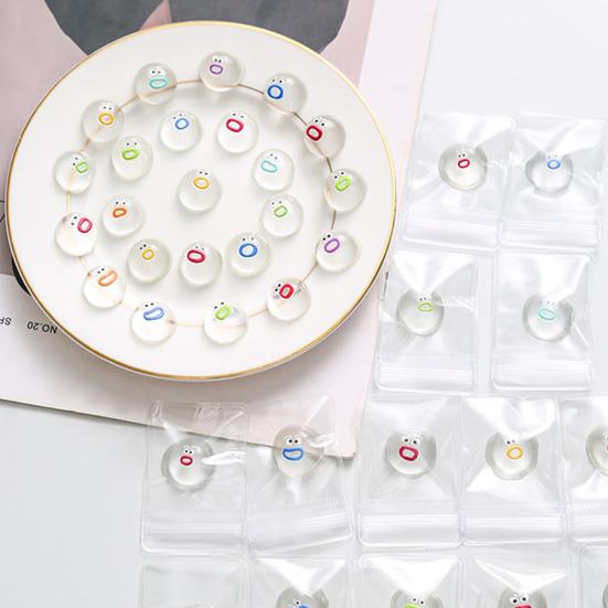 5/10/15/20Pcs Mini Expression Stress Ball Anxiety Relief Clear Cartoon Ball Squeeze Toy Sensory Ball Fidget Desk Toy Party Favors