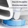 Einteiliges Badezimmer-Reinigungsset, Einweg-Toilettenbürste, Reinigungsbürstenkopf, Wandmontierte Toilettenbürste
