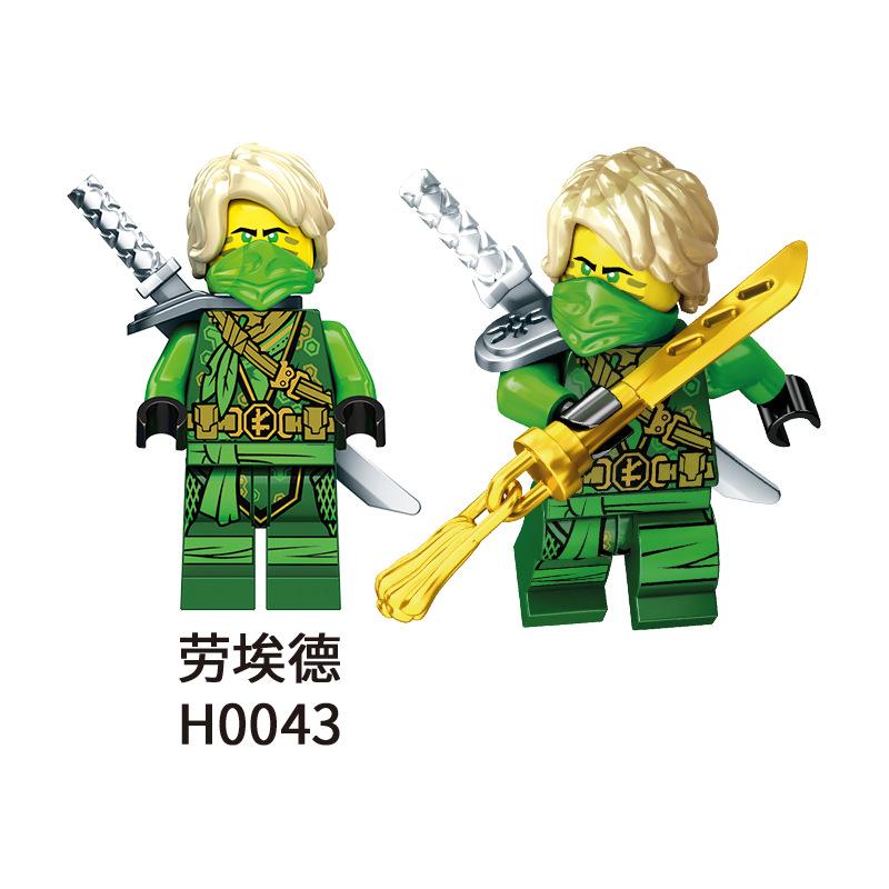 Set di Blocchi da Costruzione Minifigure Ninja, Compatibile con le Principali Marche, Nya Kai Cole Jay
