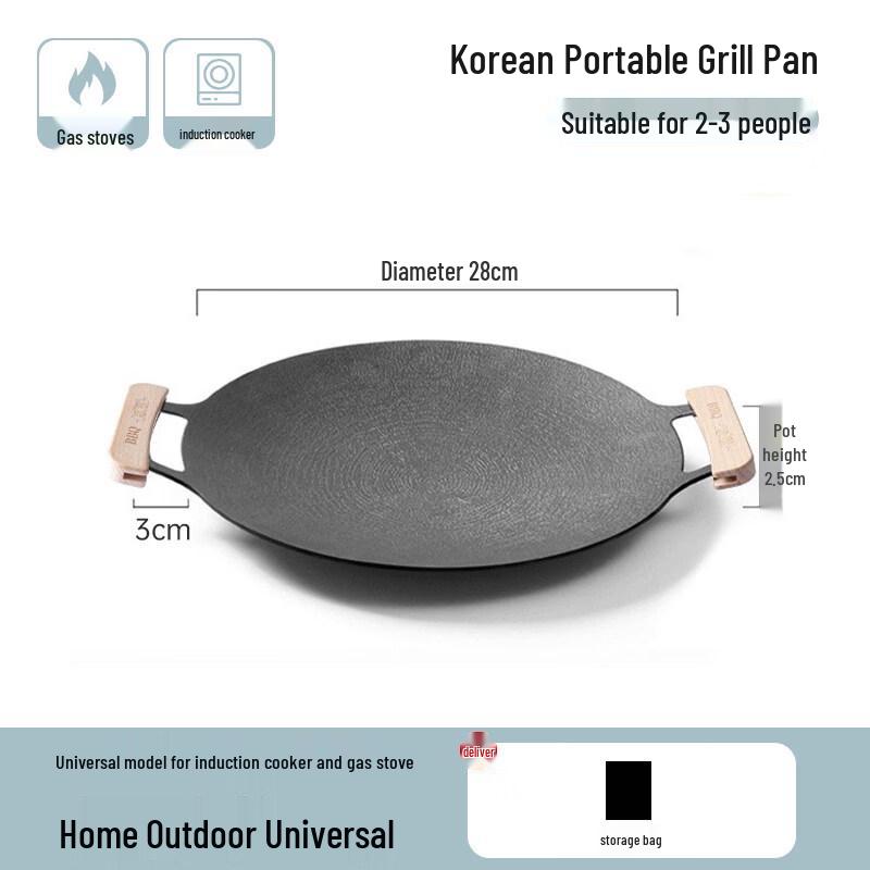 ZISIZ Household Barbecue Grill Pan