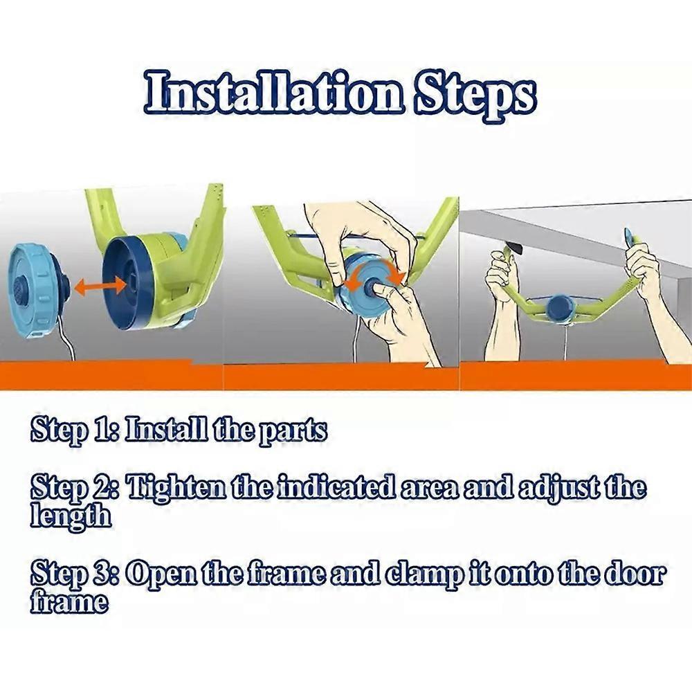 Over-de-deur Pingpongspel, Verstelbare Deurpostspel Pingpongtrainer