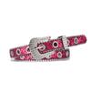 Belt Women'S Rhinestone Pin Buckle Decorative Personality Sequin Belt Women'S Hollow Air Eye Punk Belt Thin