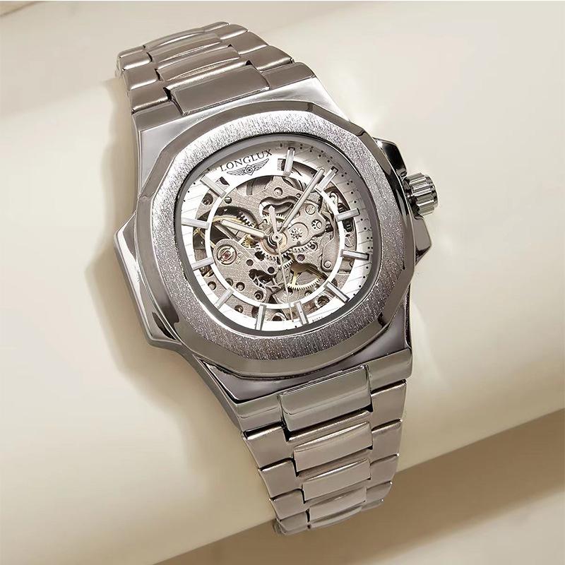 LONGLUX Nautilus Men's Watch Automatic Business Wristwatch Trendy Fashion Luminous Watch