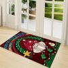 1Pc Gnome Christmas Tree Celebration Carpet Rug Soft Washable Antislip Home Living Room Sofa Mats Personalized Christmas Rug