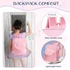Cute Nylon Ballet Dance Backpack Large Capacity Waterproof Dance Duffle Bag Schoolbag Girls
