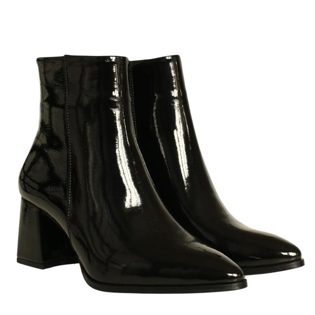 Damen Stiefel aus echtem Leder mit hohem Absatz