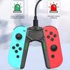 Für Switch OLED Joy-Con Ladegriff Typ C V-förmiger Controller Spielen während des Ladevorgangs Ladedockgriff für Nintendo Switch OLED