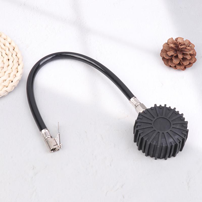 Multi-Function Tire Pressure Monitor Tester Car Motorcycle Tire Pressure Gauge Air Compressor Dial Gauge Inflator Pump Tool