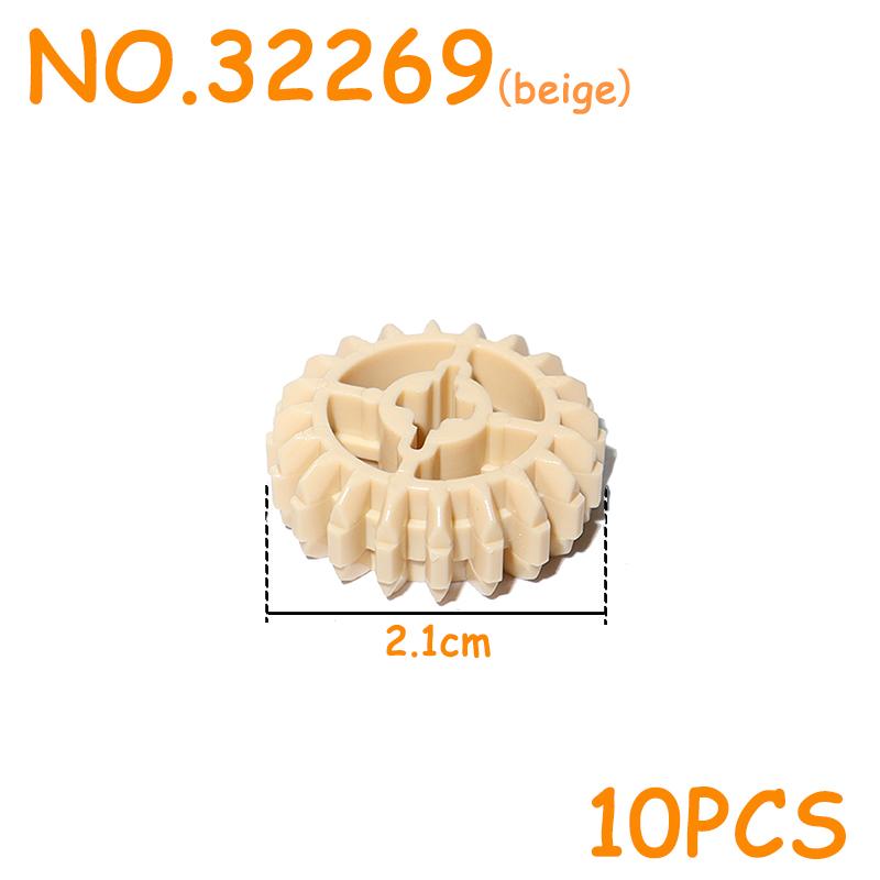 MOC Parts Gear Bulk Block Bricks 3649 3648 3647 10928 32498 32269 32270 32198 6589 4019 94925 3650 46372 Technical Brick Playset