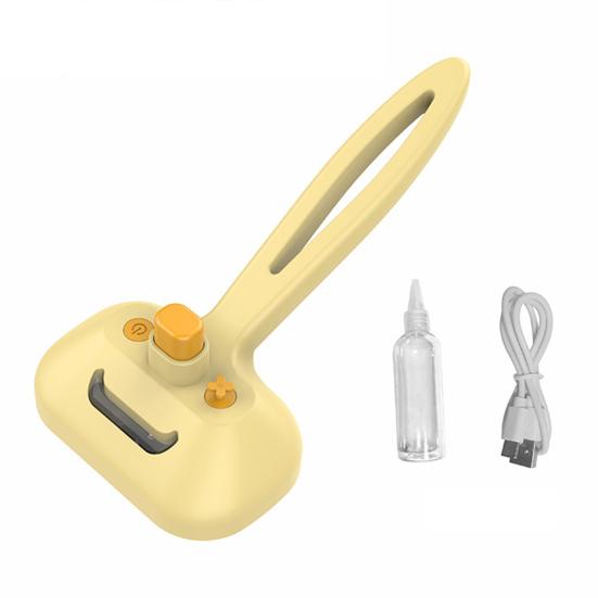 

Паровая щетка для питомцев 3-в-1, самоочищающаяся расческа для груминга кошек с распылителем, перезаряжаемый инструмент для линьки собак с длинной и короткой шерстью