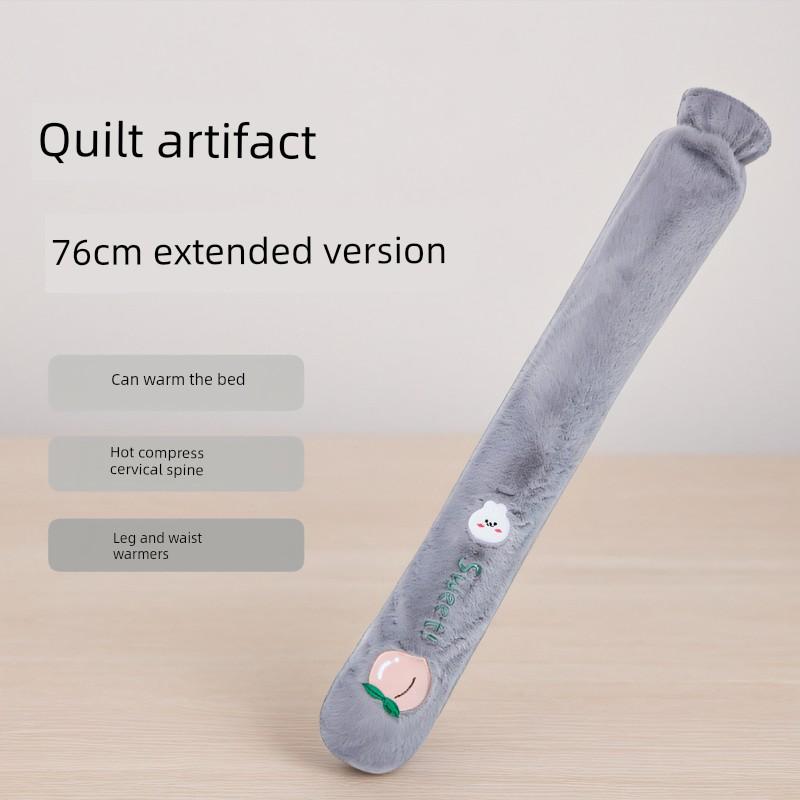 2025 New Model Long Water-Filled Hot Water Bottle for Bed, Extra-Long Type, Long-Shaped Bed Warmer, Water-Filled Hot Water Bag