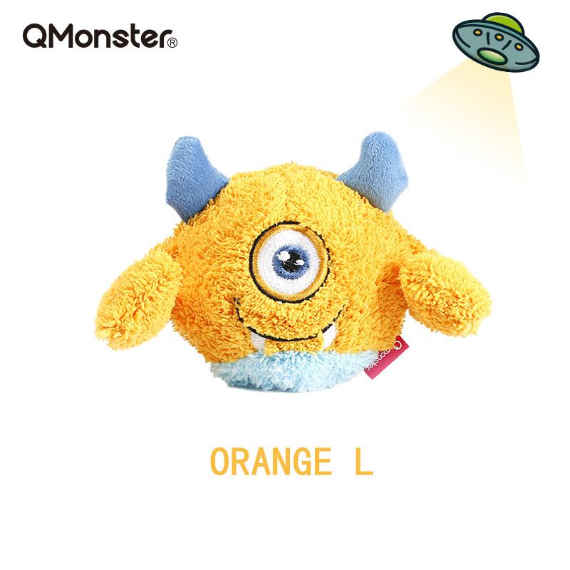 

Вокальна іграшка для домашніх тварин Q-monster, вбудована звукова куля, розваги, інтерактивні іграшки для собак, принесення та м’яка, міцна іграшка для ігор у приміщенні L