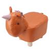 Cute Animal Footstool with Soft Padded Cushion and Prevent Slip Feet Small Footrest Stools for Kids Adults